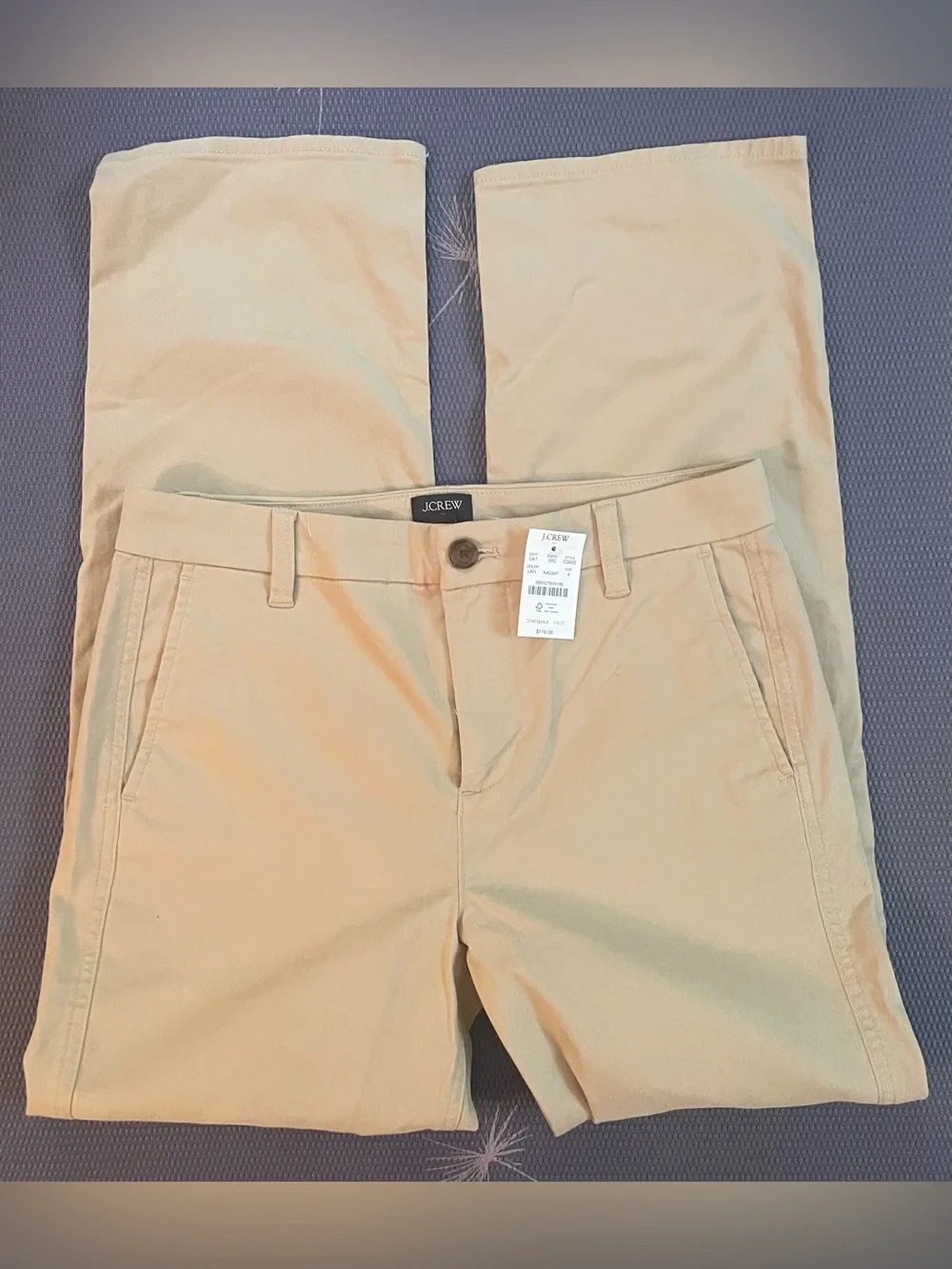 J. Crew Factory Everyday Chino Pant Khaki Size 6 NWT!